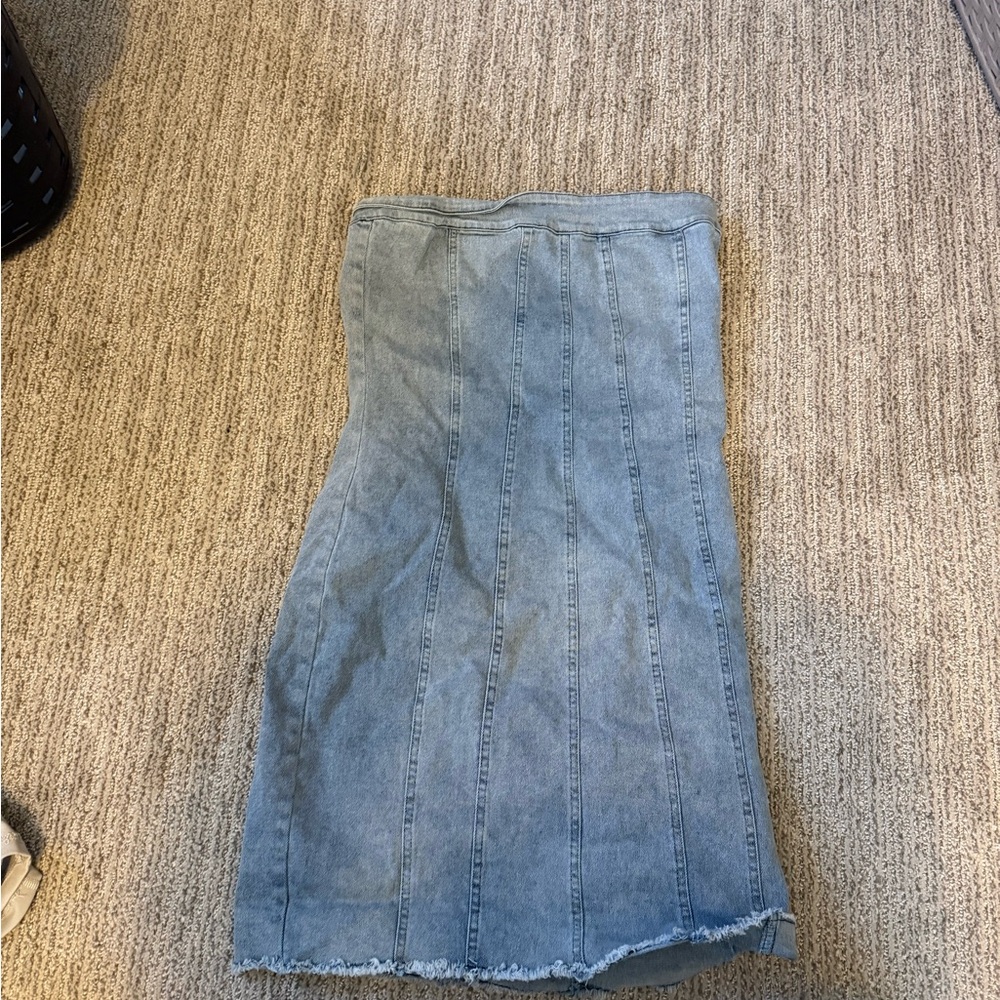 Denim dress